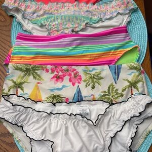 Colorful Bikini Bottoms Set